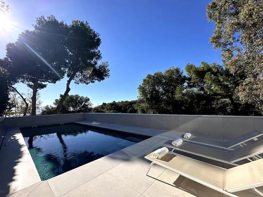 Villa Privada Con Piscina En Малага