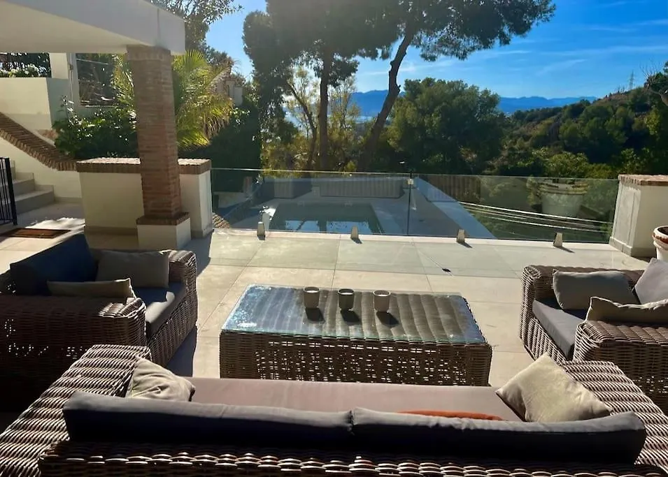 Villa Privada Con Piscina En Малага